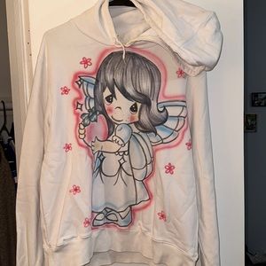 OPENING CEREMONY PRECIOUS MOMENTS AIR BRUSHED HOODIE SIZE LARGE